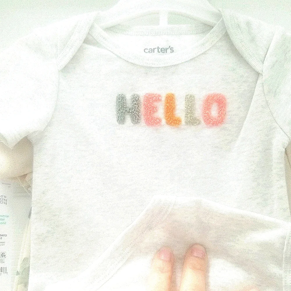 Carter's 3 Piece Set 'Hello' (6m) NWT